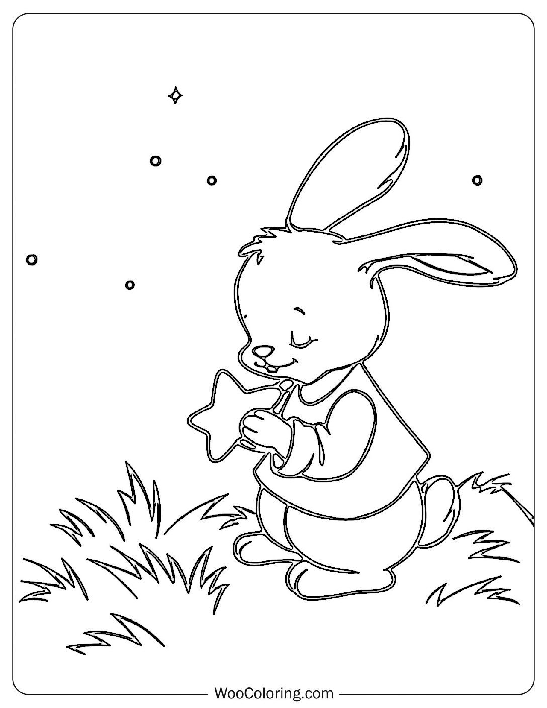100+ Rabbit coloring pages (Free PDF To Print) | Woo Coloring