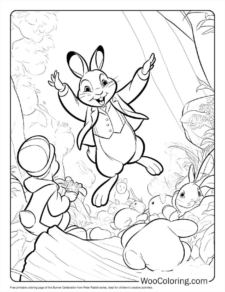 100  Peter Rabbit coloring pages  Free PDF To Print  - 46