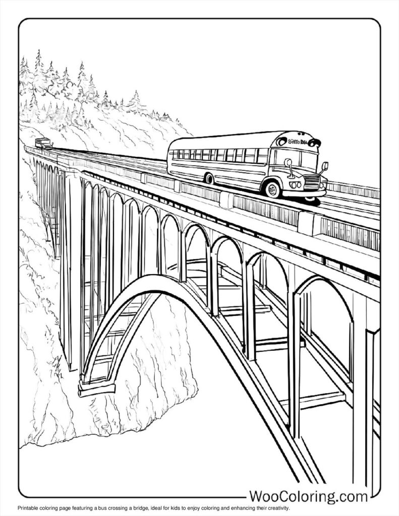 100  School Bus coloring pages  Free PDF To Print  - 5