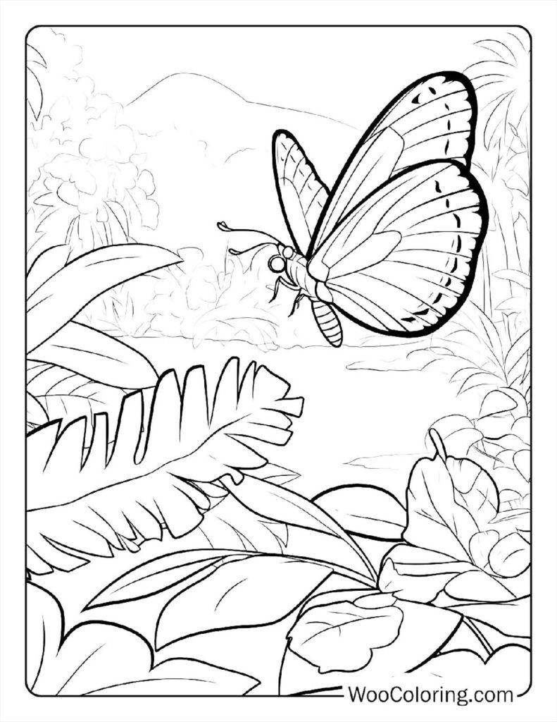 100  Butterfly coloring pages  Free PDF To Print  - 79