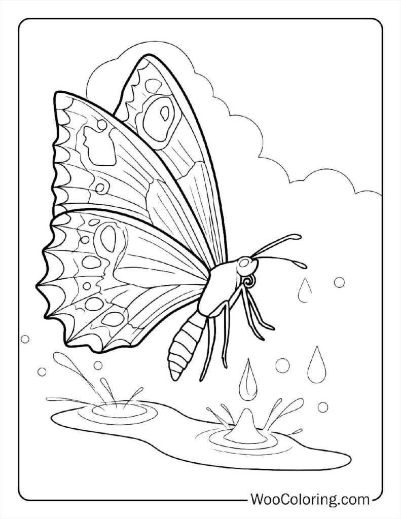 100  Butterfly coloring pages  Free PDF To Print  - 26
