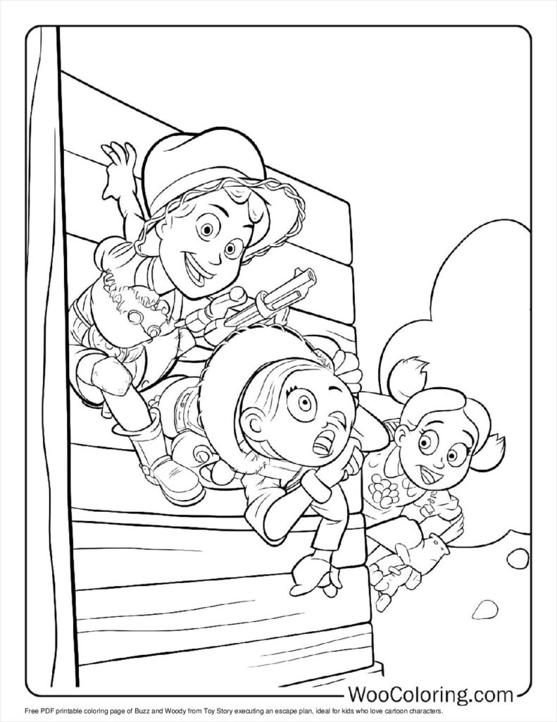 100  Cartoon coloring pages  Free PDF To Print  - 77