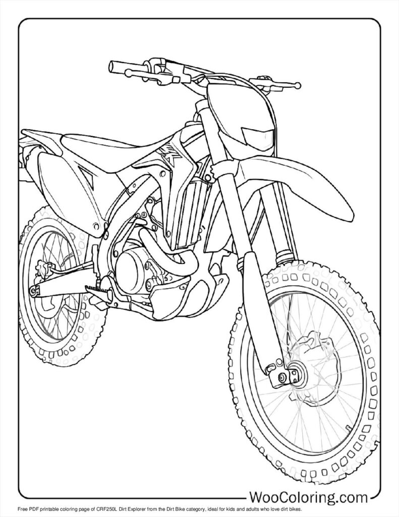 100  Dirt Bike coloring pages  Free PDF To Print  - 30