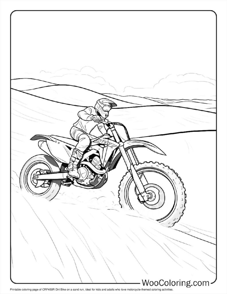 100  Dirt Bike coloring pages  Free PDF To Print  - 73
