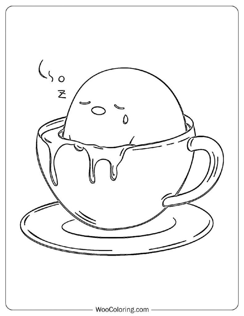 100  Gudetama coloring pages  Free PDF To Print  - 75