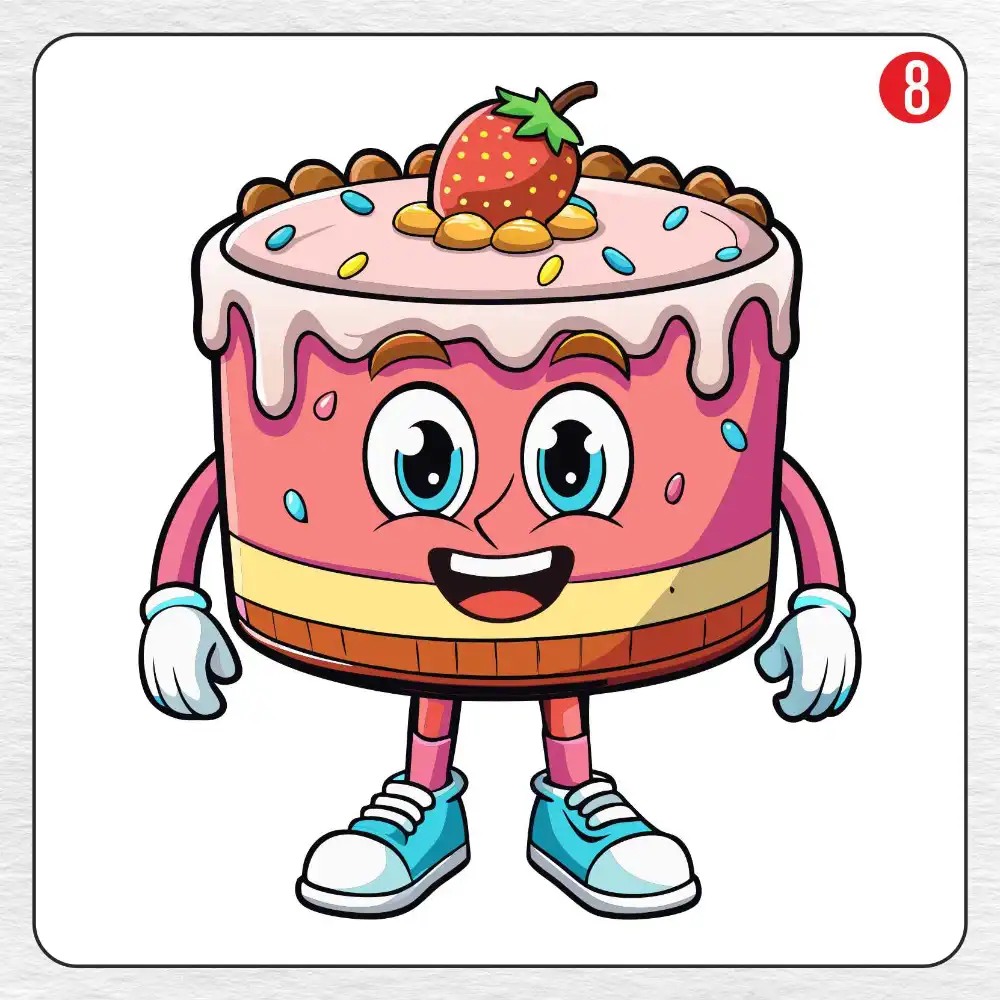 36 Cake Coloring Pages  Free PDF To Print  - 51