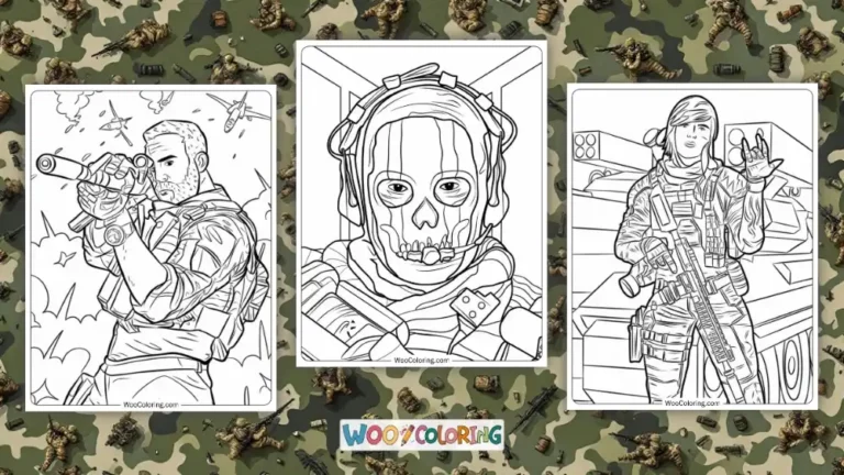 Call Of Duty Coloring Pages Design Image