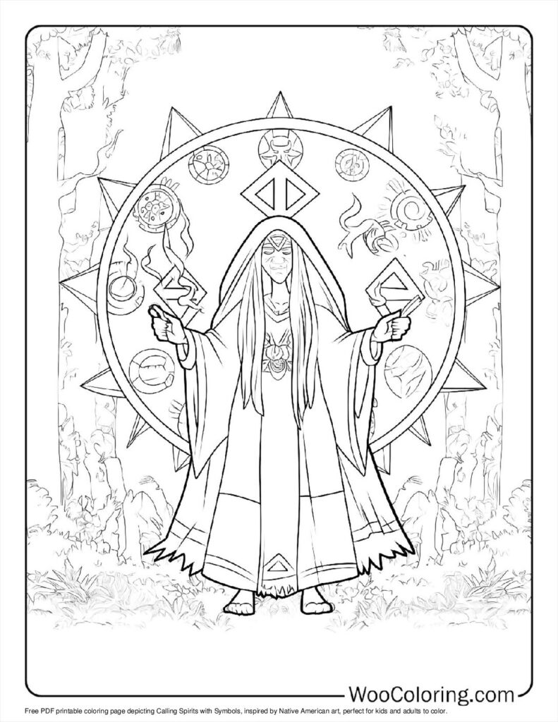 100  Native American coloring pages  Free PDF To Print  - 75