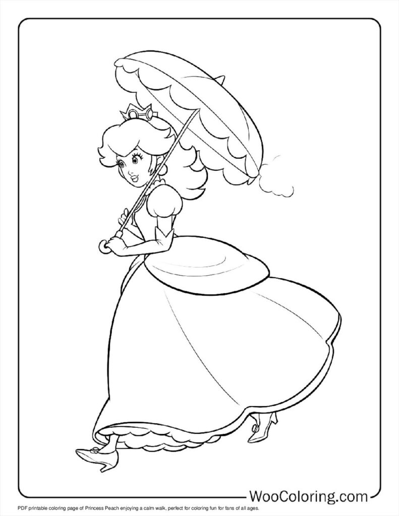 Calm Walk with Princess Peach