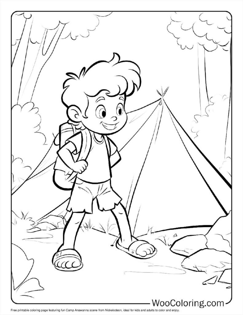 Camp Anawanna Fun To Color
