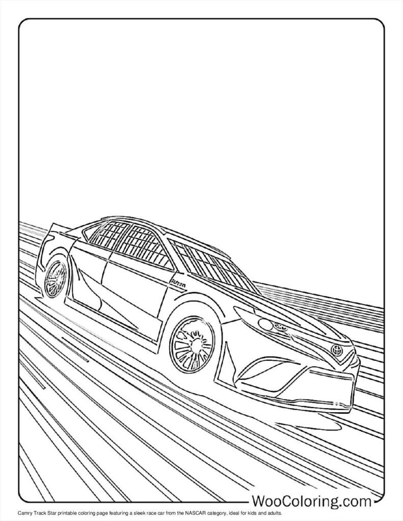 100  NASCAR coloring pages  Free PDF To Print  - 12
