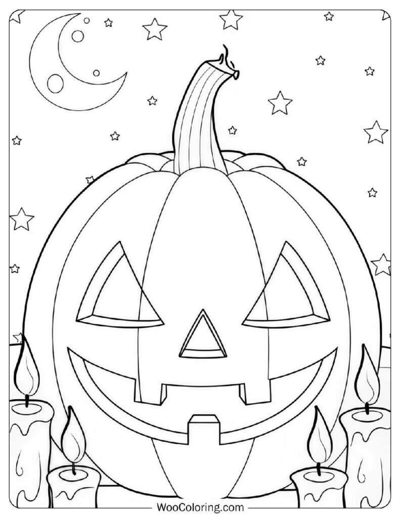 66 Pumpkin Coloring Pages  Free PDF To Print  - 52