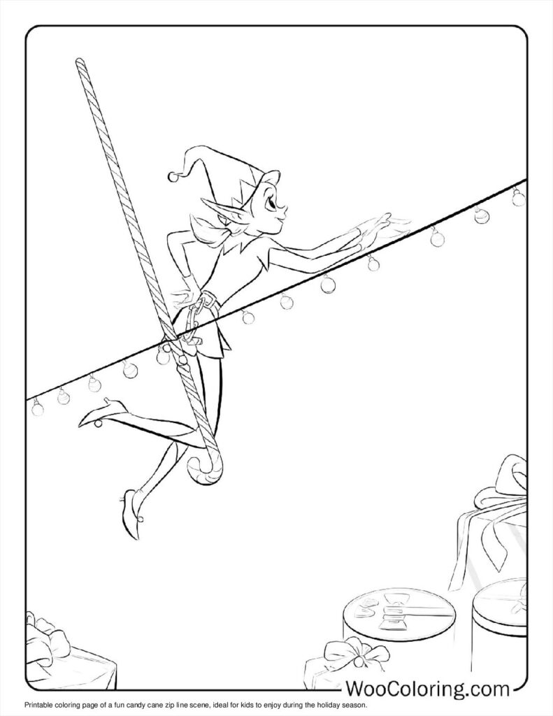 100  Elf On The Shelf coloring pages  Free PDF To Print  - 38