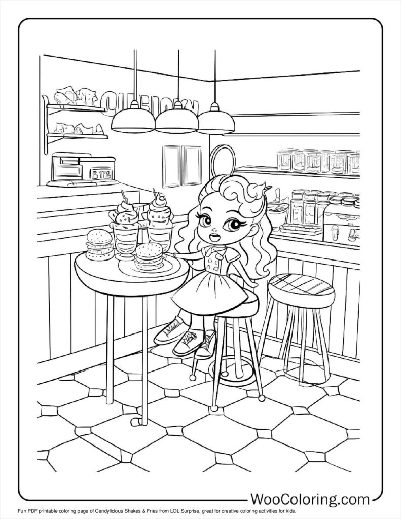 100  LOL Surprise coloring pages  Free PDF To Print  - 92