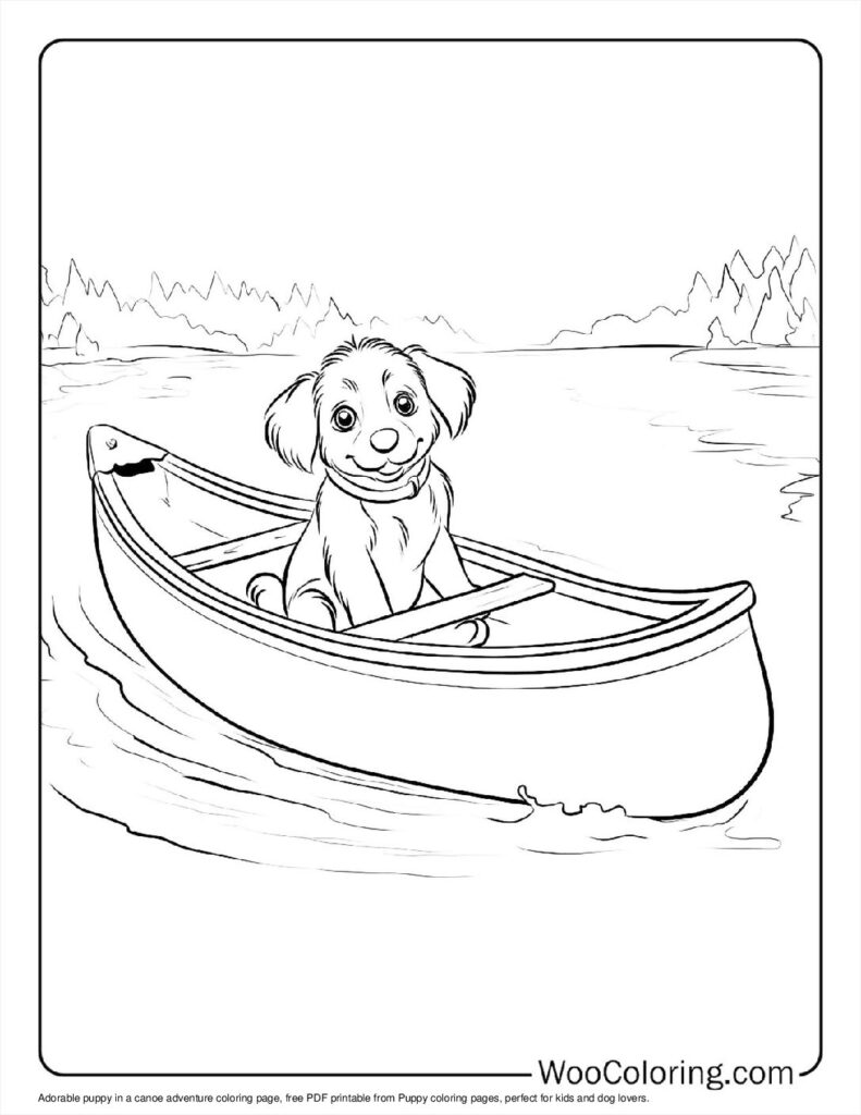 100  Puppy coloring pages  Free PDF To Print  - 45