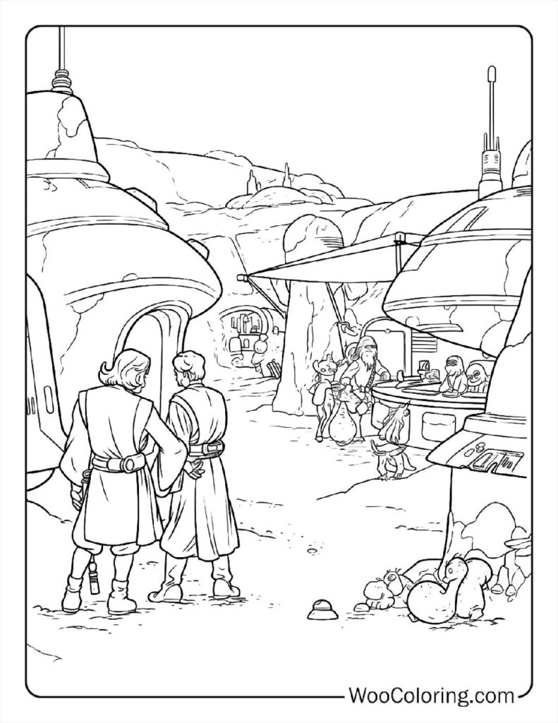 100  Star Wars coloring pages  Free PDF To Print  - 96