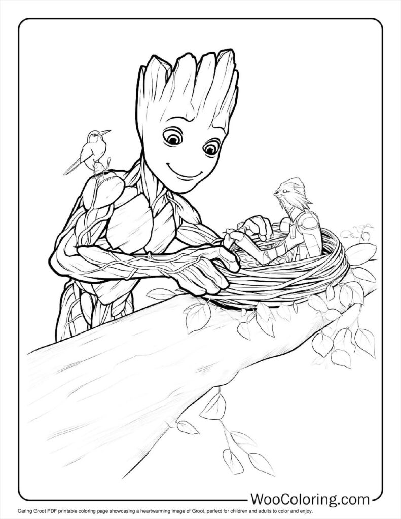 Caring Groot