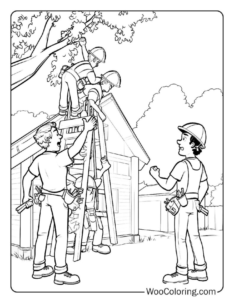 Carl’s Stand Coloring Page