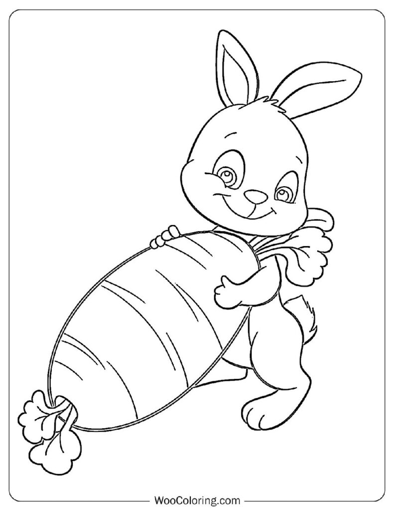 Carrot-Loving Rabbit