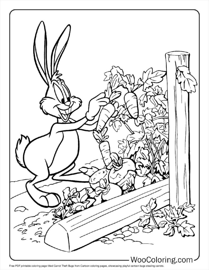 100  Cartoon coloring pages  Free PDF To Print  - 68