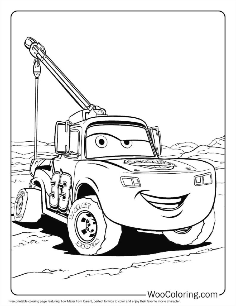 100  Tow Truck coloring pages  Free PDF To Print  - 43
