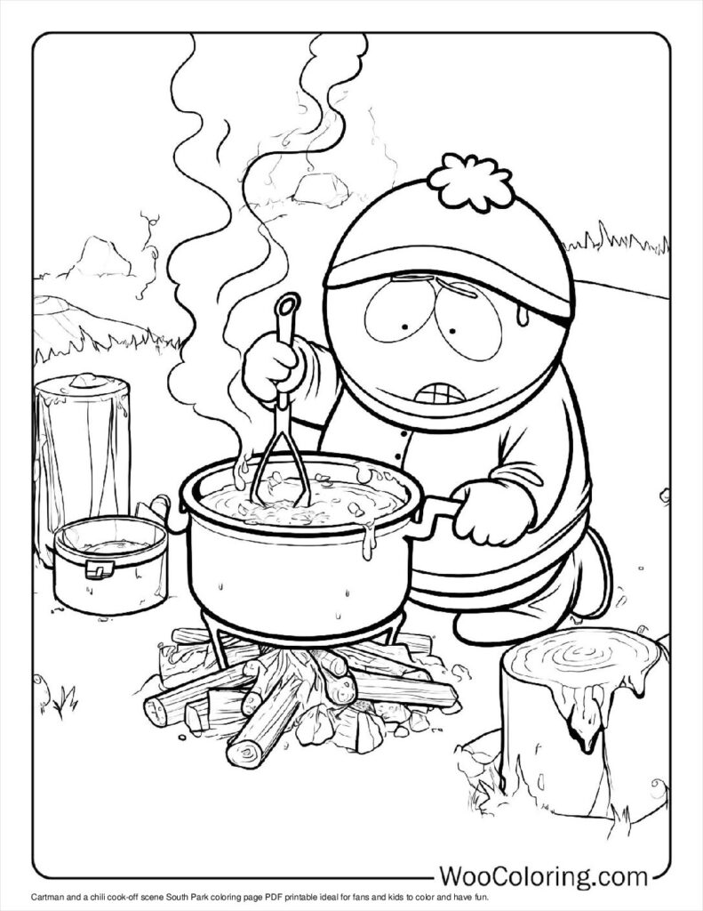 100  South Park coloring pages  Free PDF To Print  - 20