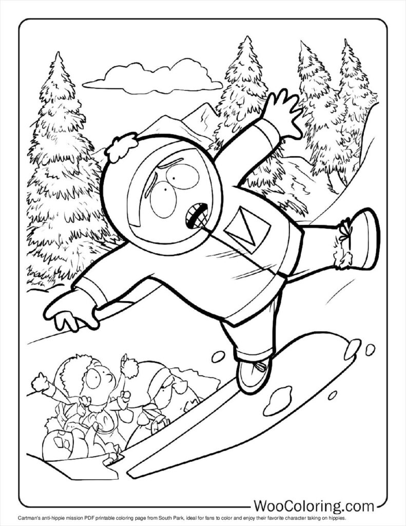 100  South Park coloring pages  Free PDF To Print  - 28
