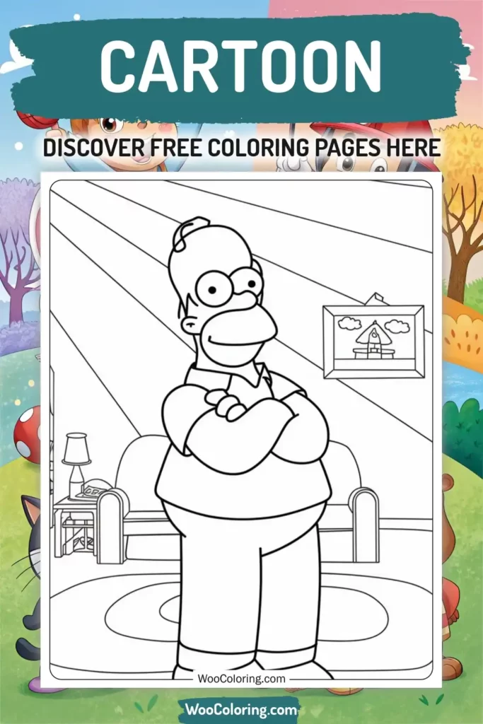 Cartoon coloring pages designs from TV Show