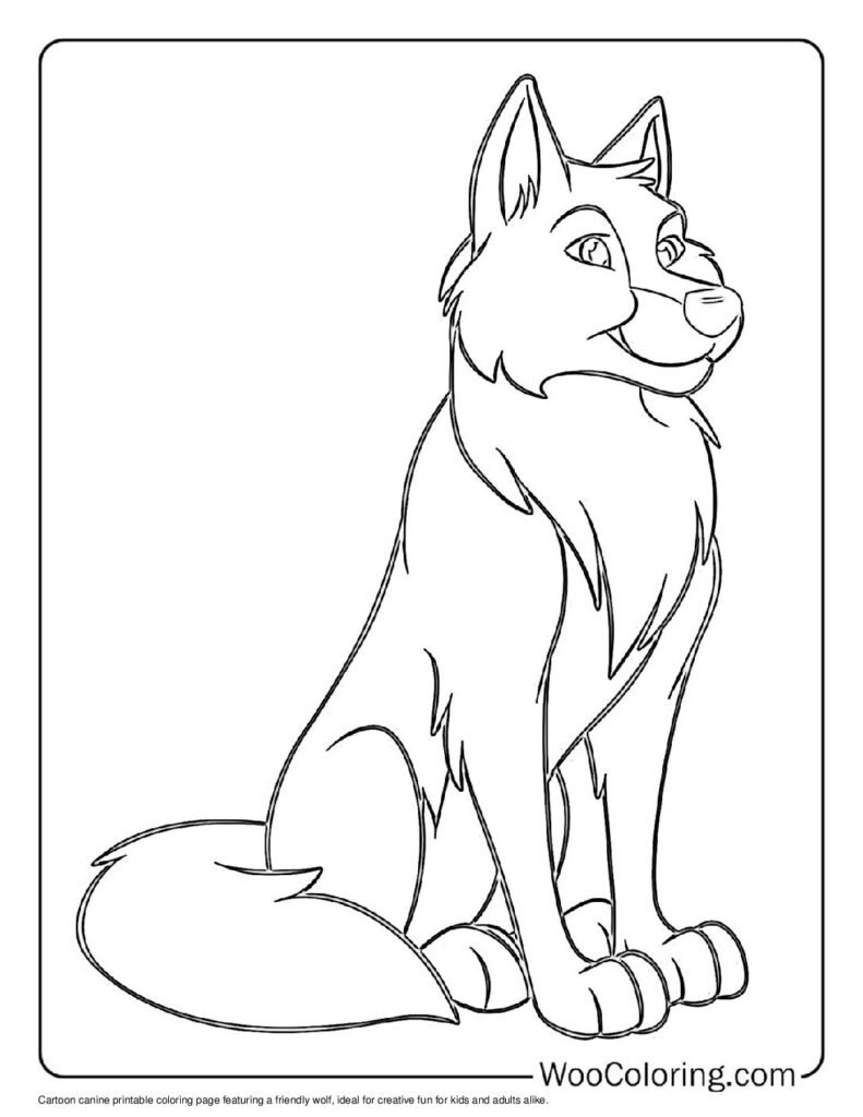 100  Wolf coloring pages  Free PDF To Print  - 34