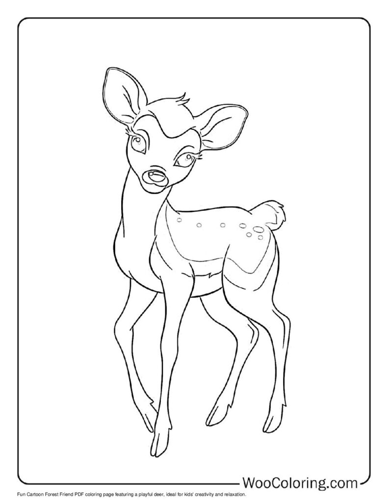 100  Deer coloring pages  Free PDF To Print  - 13