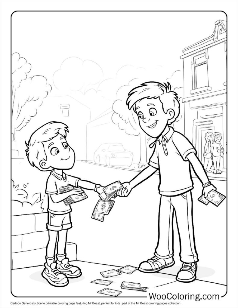 100  Mr Beast coloring pages  Free PDF To Print  - 10