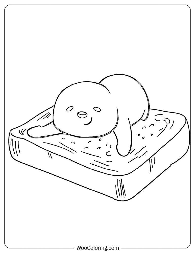 100  Gudetama coloring pages  Free PDF To Print  - 98