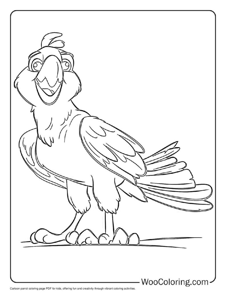 100  Parrot coloring pages  Free PDF To Print  - 20