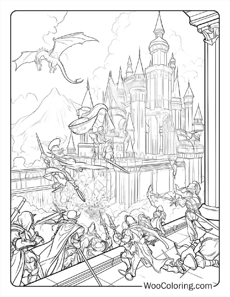 100 Dungeons Dragons coloring pages Free PDF To Print - 63