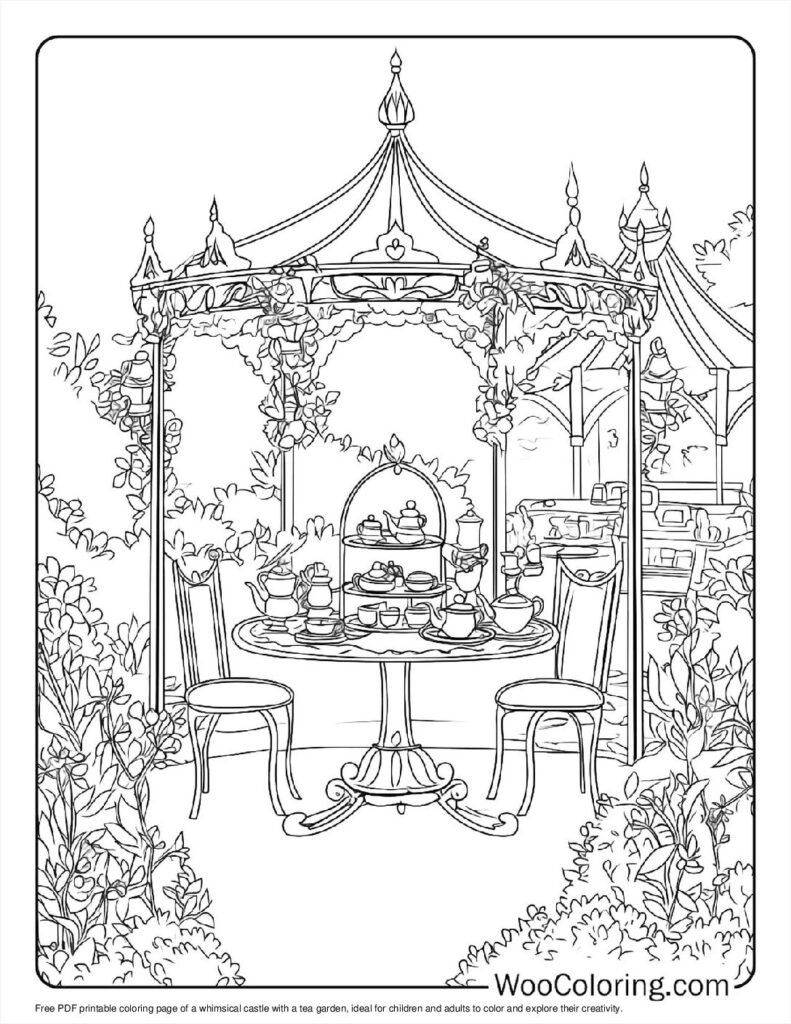 100  Castle coloring pages  Free PDF To Print  - 52