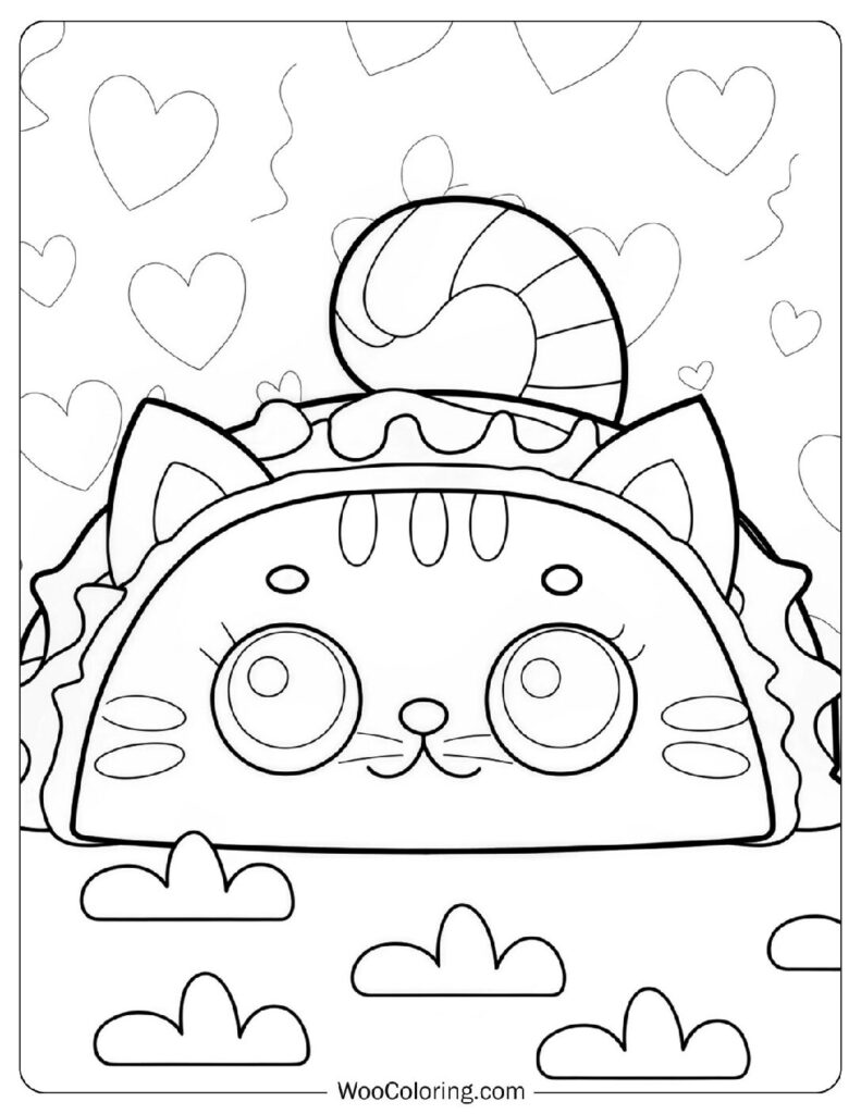 30 Taco Coloring Pages  Free PDF To Print  - 59