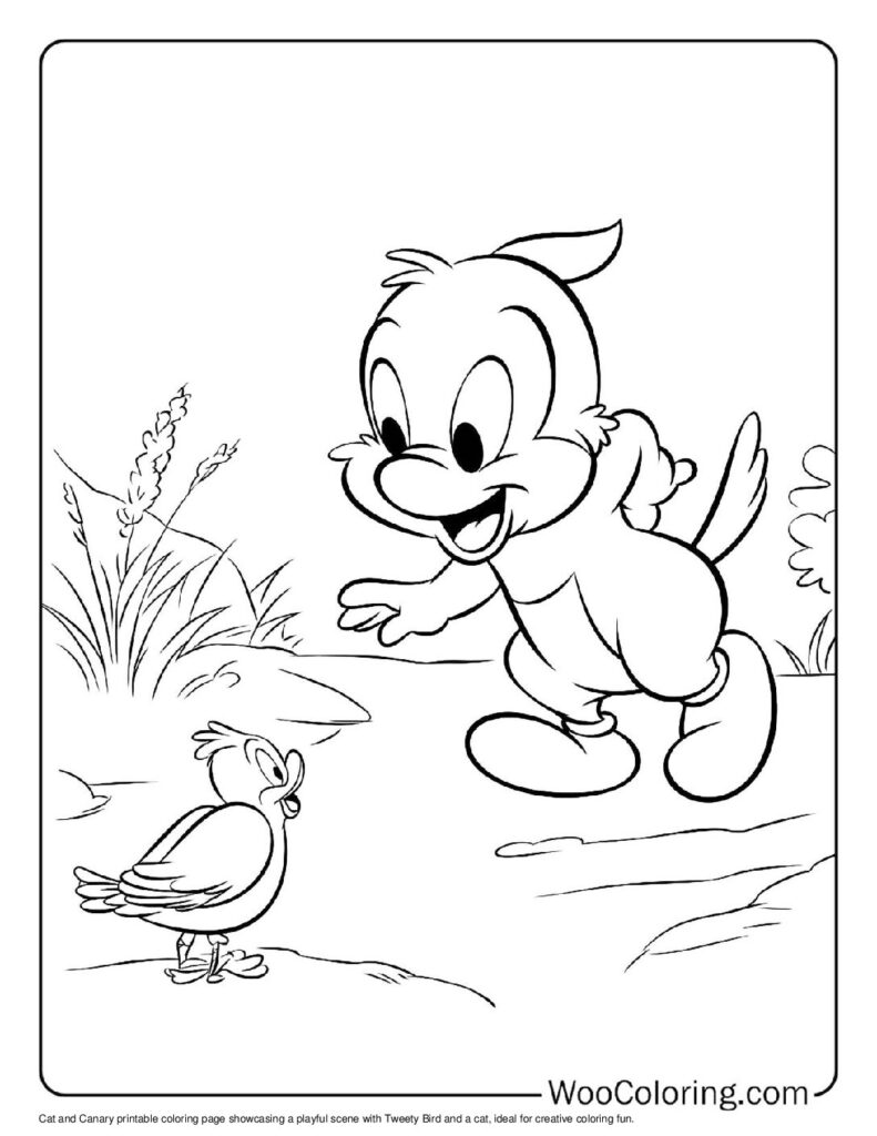 100  Tweety Bird coloring pages  Free PDF To Print  - 15