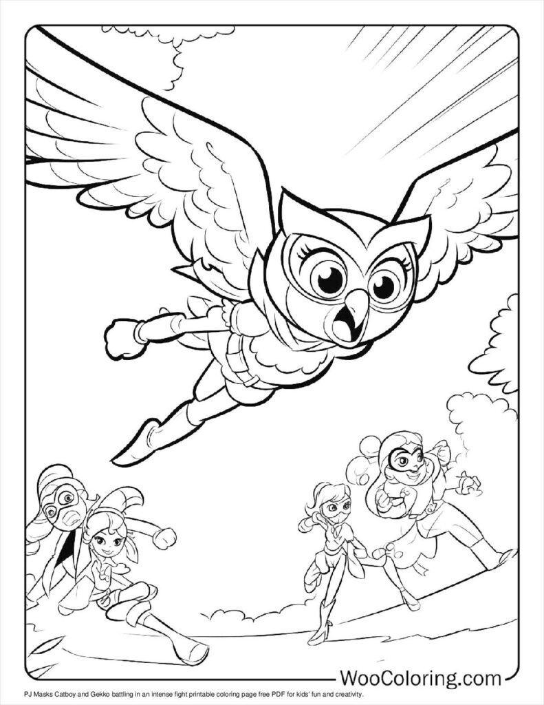 100  PJ Masks coloring pages  Free PDF To Print  - 80