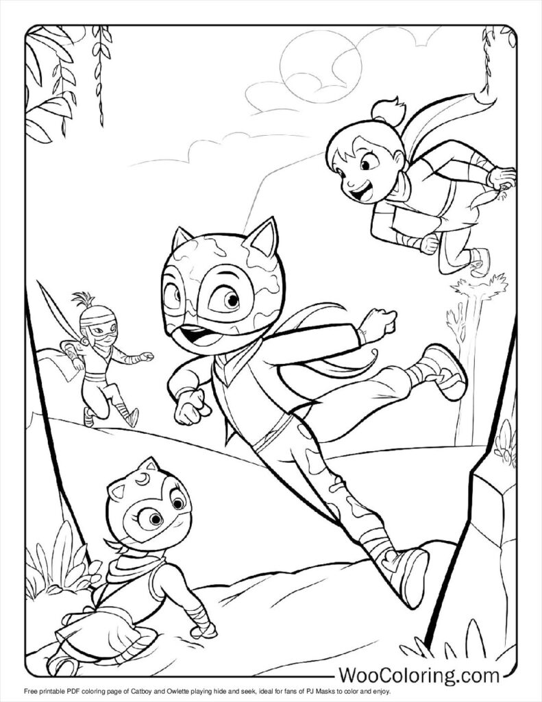 100  PJ Masks coloring pages  Free PDF To Print  - 52