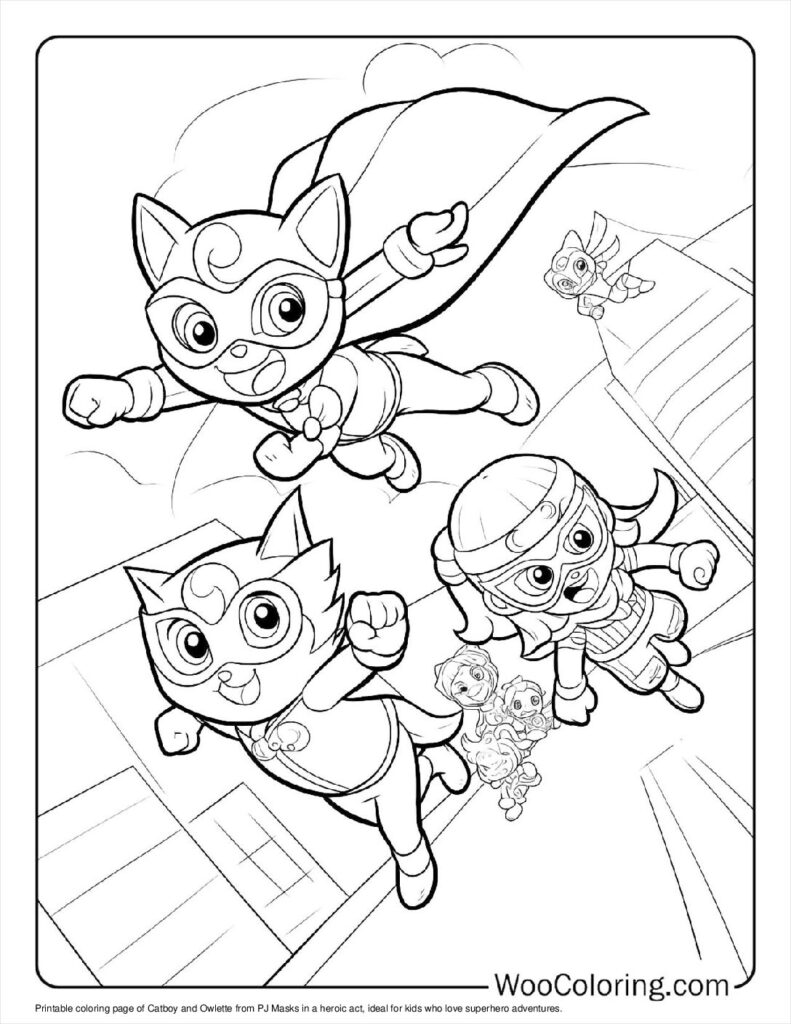 100  PJ Masks coloring pages  Free PDF To Print  - 33