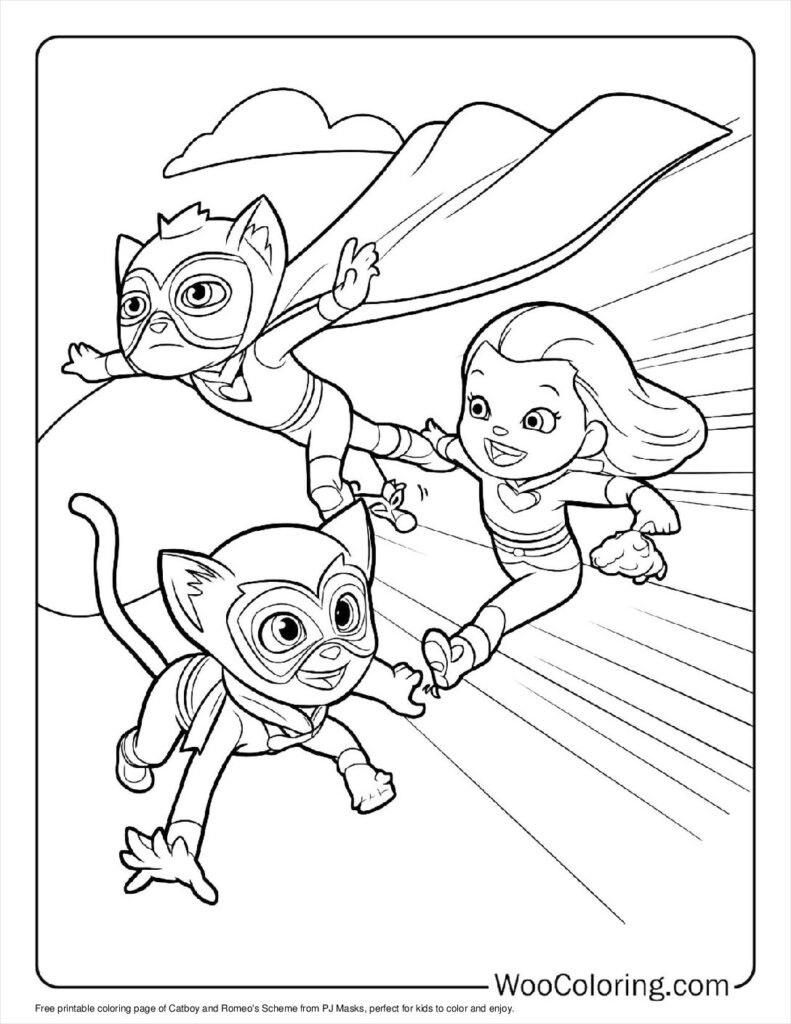 100  PJ Masks coloring pages  Free PDF To Print  - 10