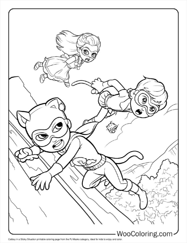 100  PJ Masks coloring pages  Free PDF To Print  - 4
