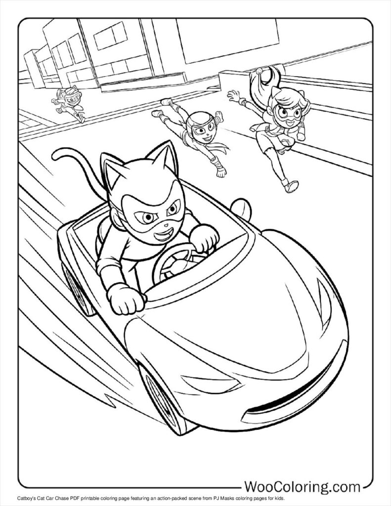 100  PJ Masks coloring pages  Free PDF To Print  - 10