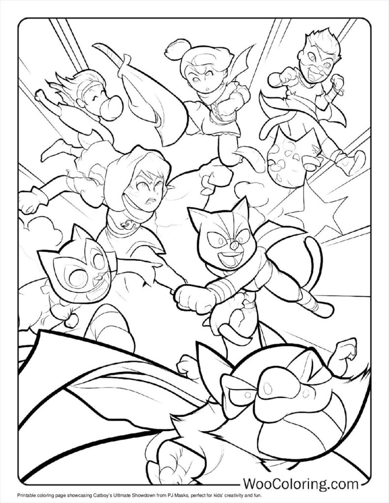 100  PJ Masks coloring pages  Free PDF To Print  - 13