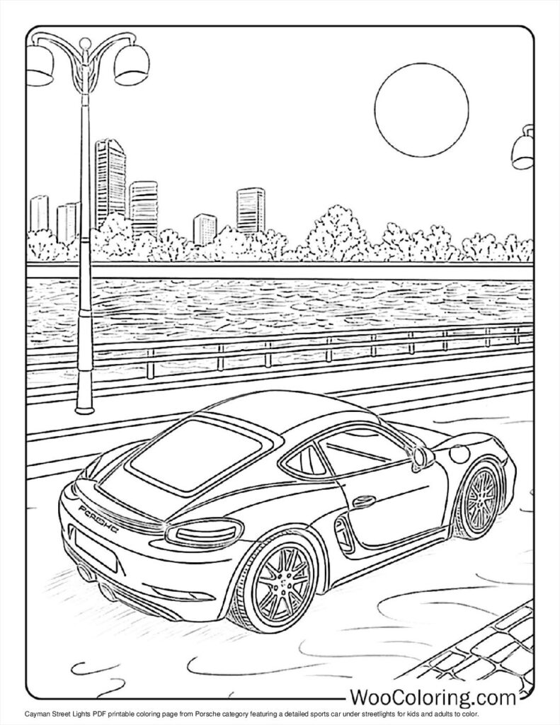 100  Porsche coloring pages  Free PDF To Print  - 6