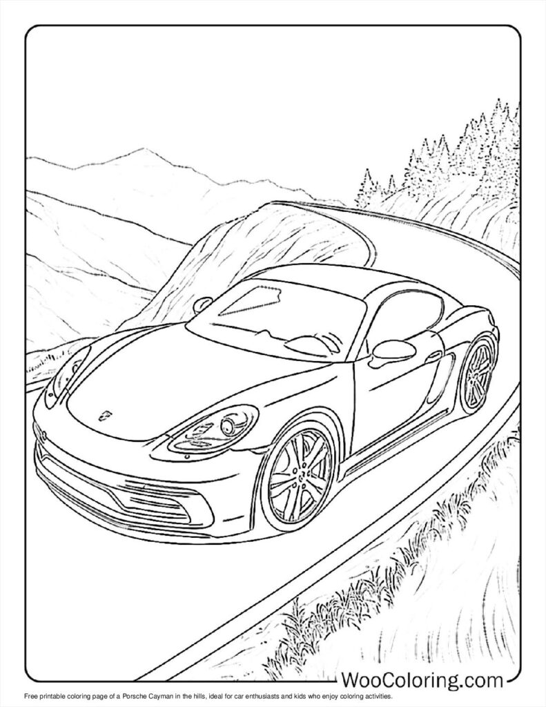 100  Porsche coloring pages  Free PDF To Print  - 37