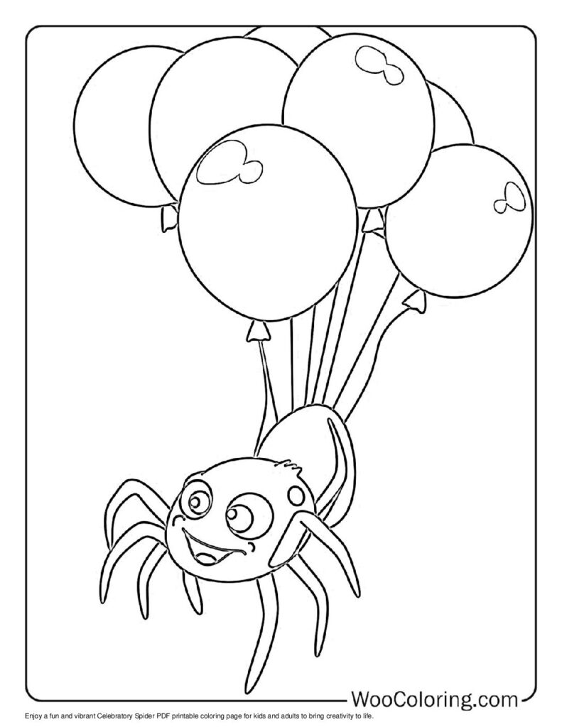 100  Spider coloring pages  Free PDF To Print  - 78