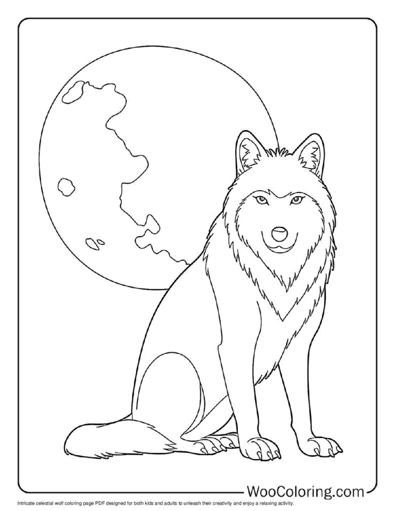 100  Wolf coloring pages  Free PDF To Print  - 99