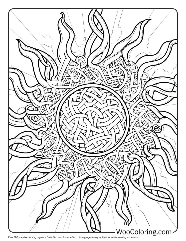 100  Sun coloring pages  Free PDF To Print  - 46
