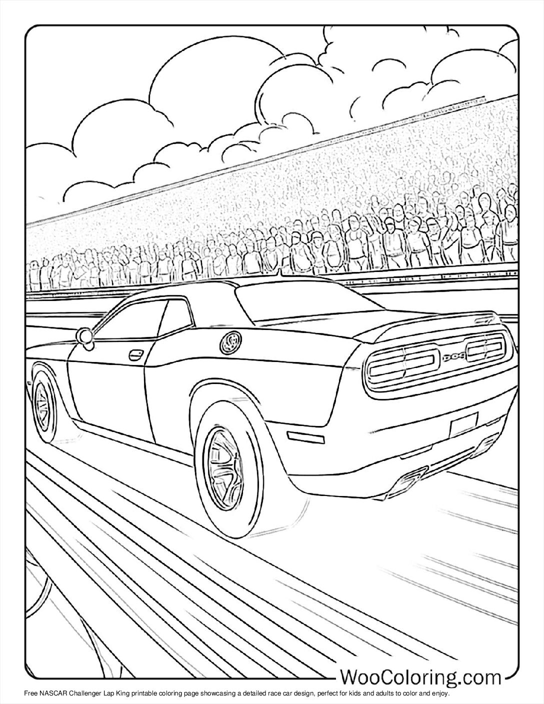 100+ NASCAR coloring pages (Free PDF To Print) | Woo Coloring